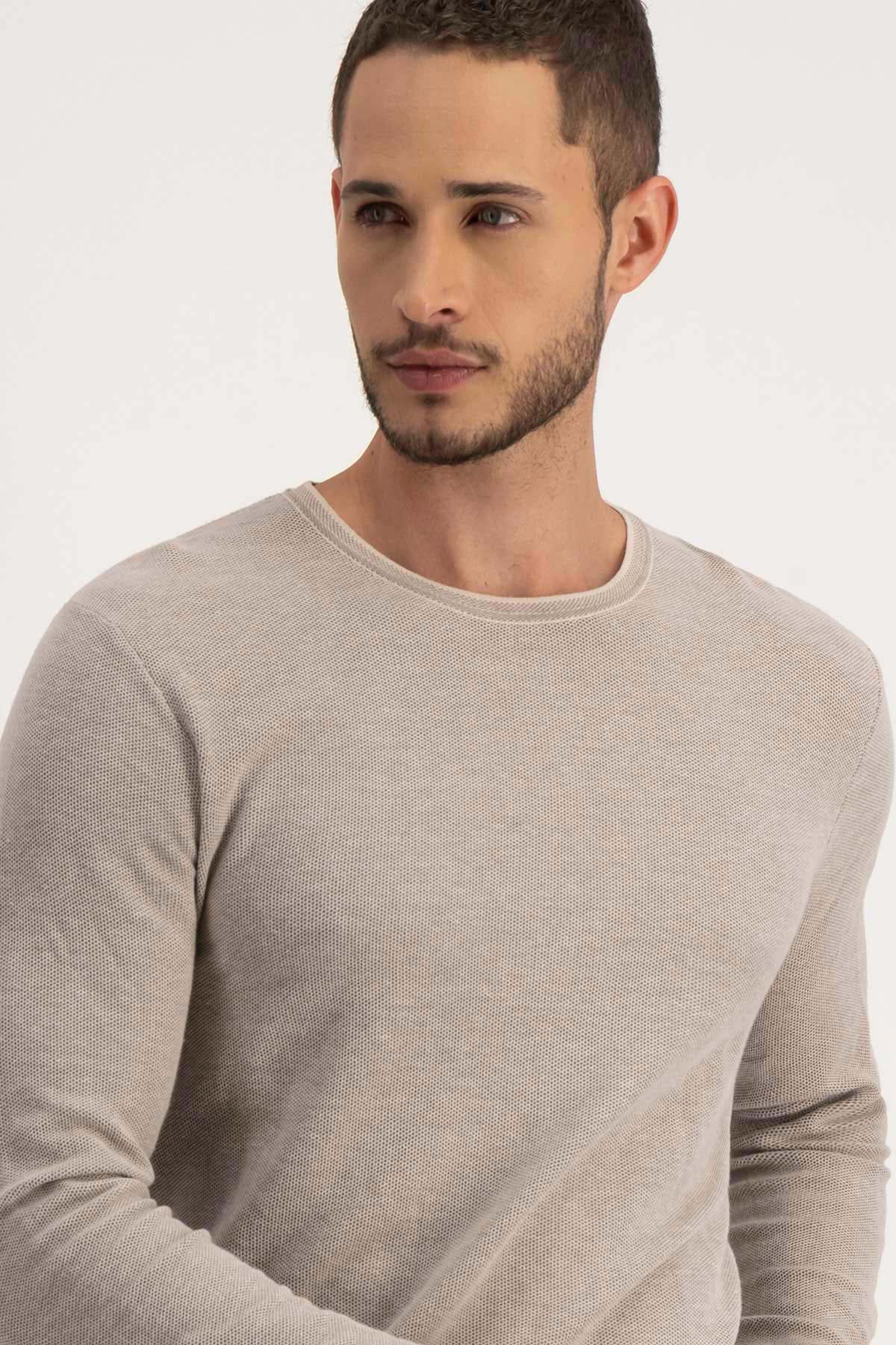 Suéter PREMIUM COTTON Roberts Beige Contemporary Fit