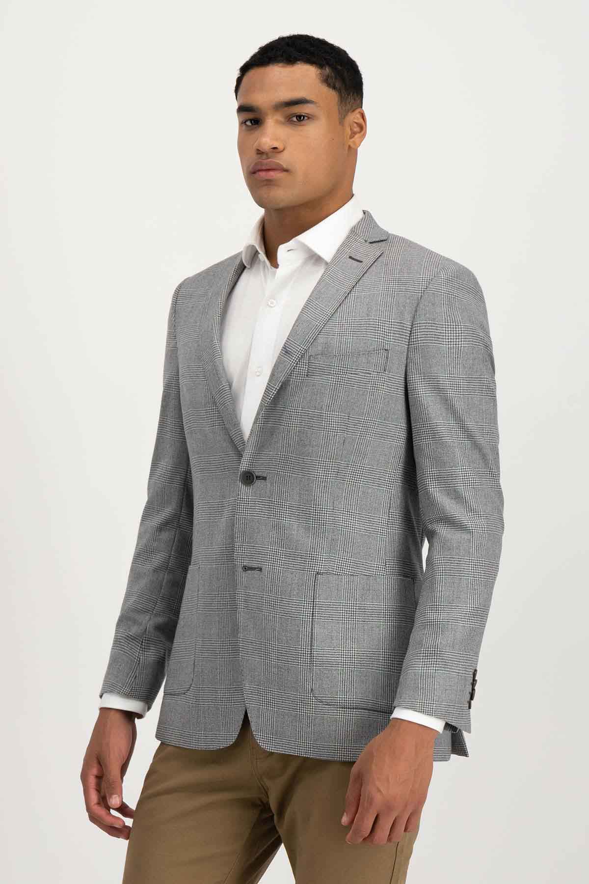 Saco Casual Roberts Gris Perla Slim Fit