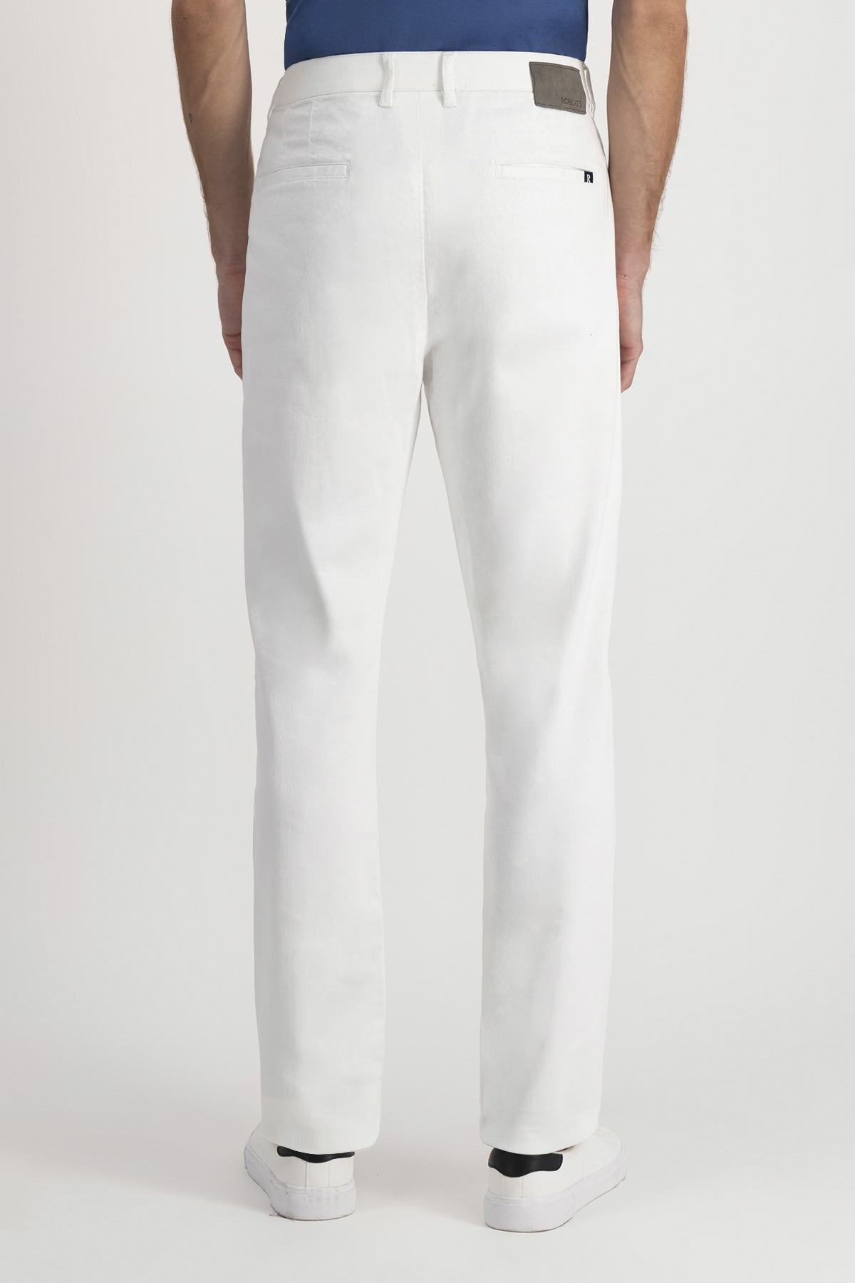 Pantalón Casual Roberts Blanco Slim Fit