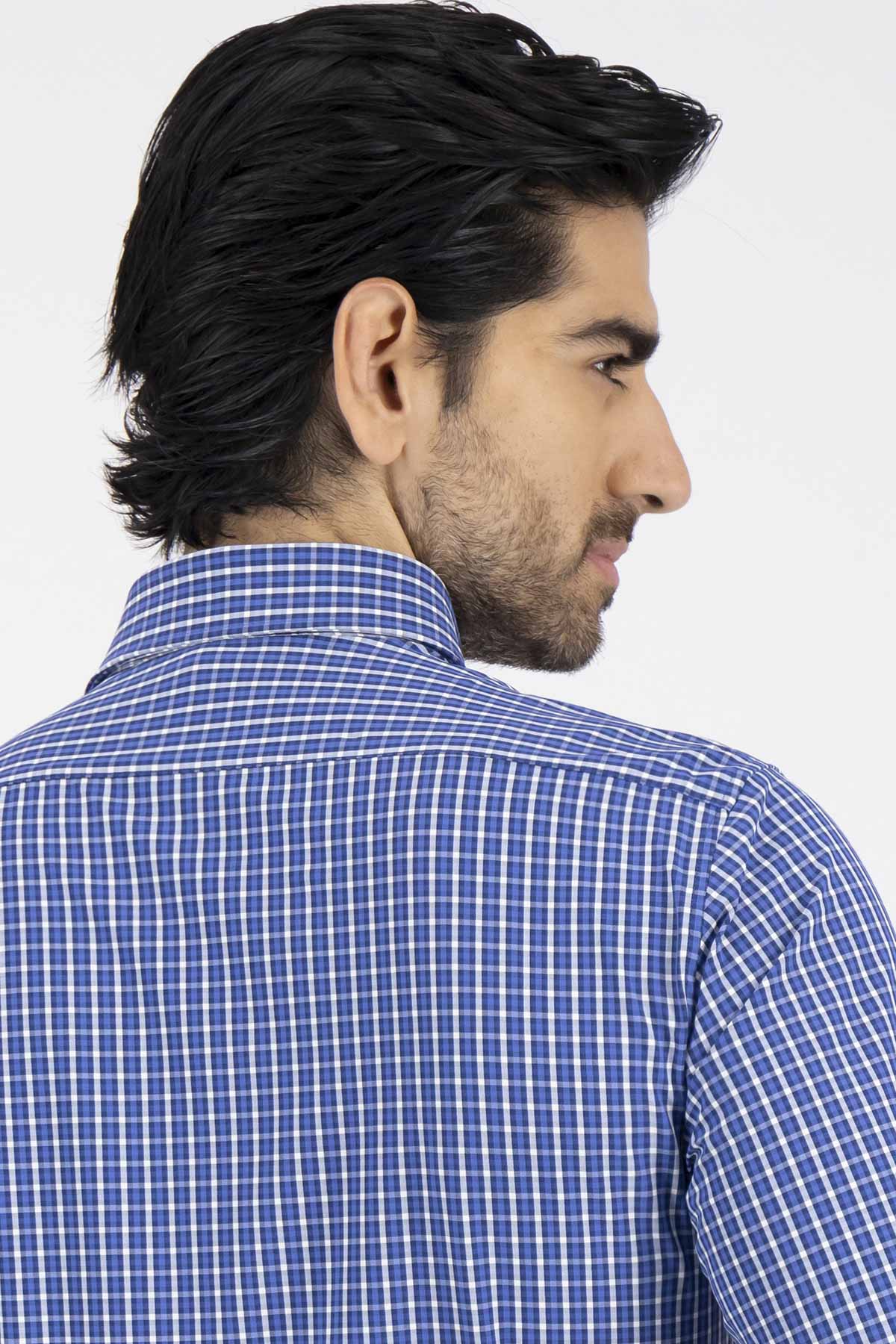 Camisa Formal Anatomic Technology Slim Fit Azul
