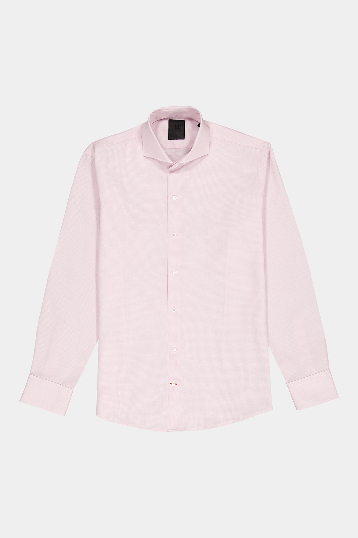 Camisa Vestir Roberts Red Color Rosa Claro Slim Fit