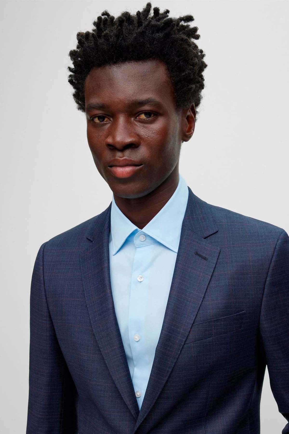 Traje Boss Azul Marino Slim Fit