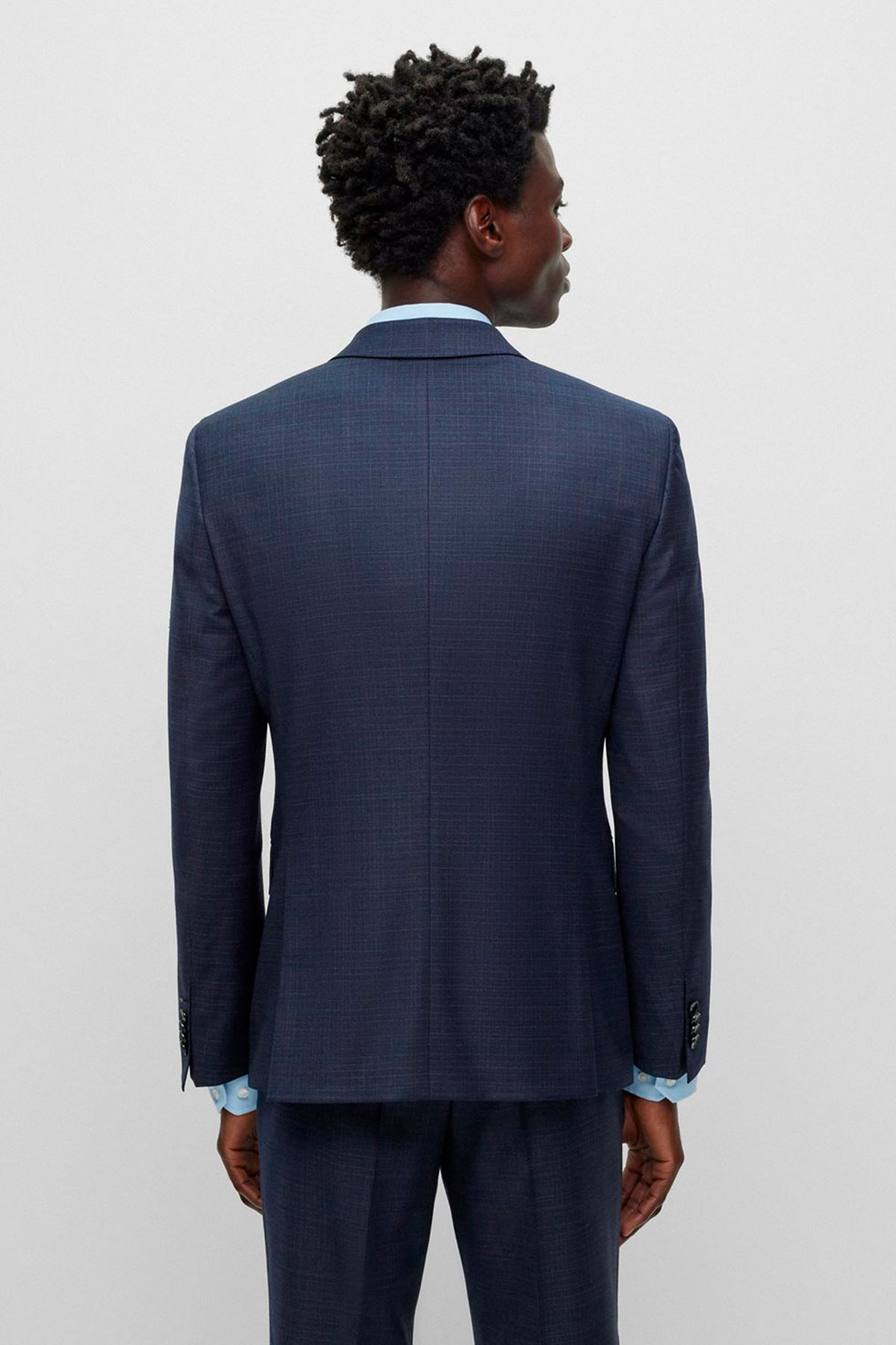 Traje Boss Azul Marino Slim Fit
