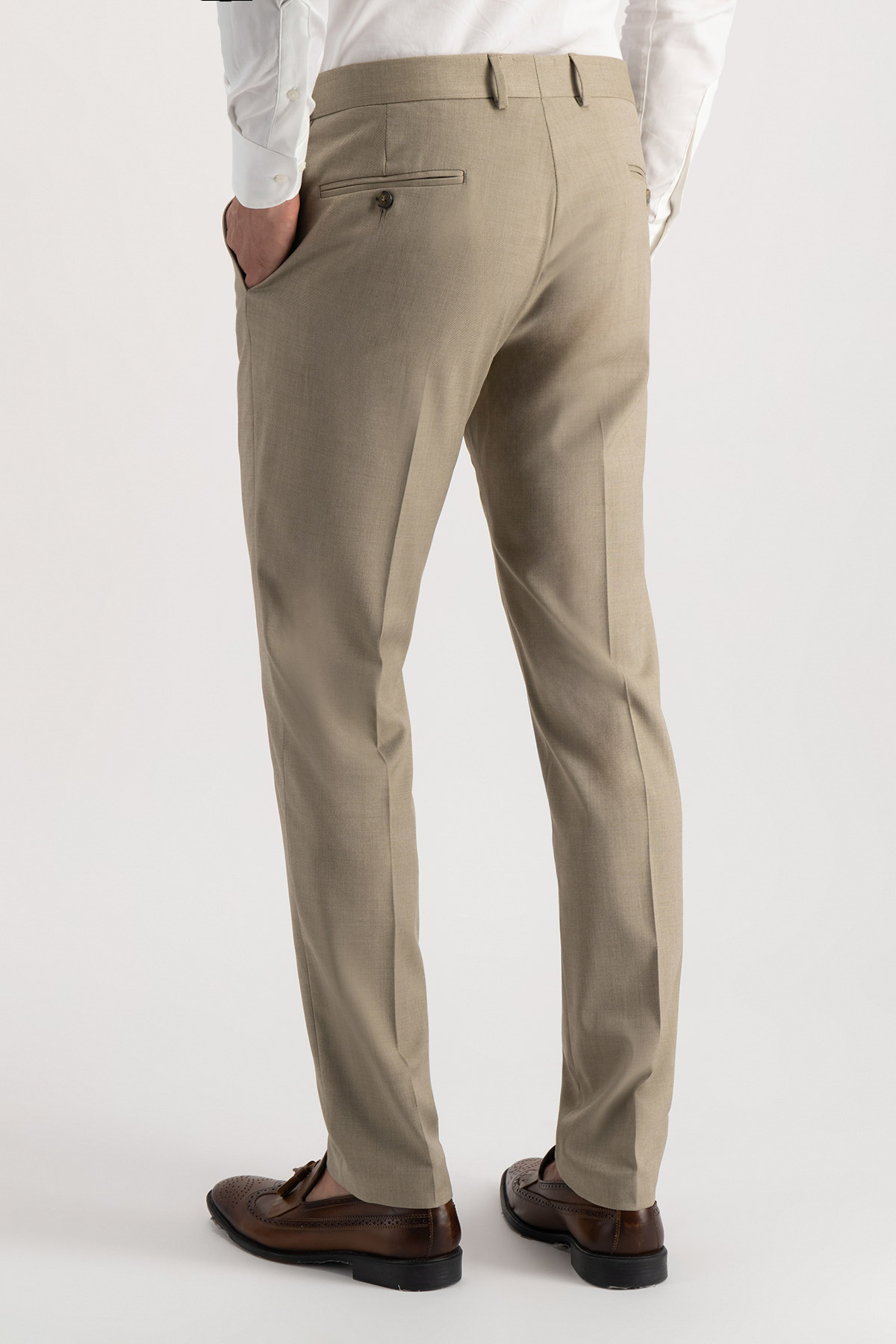 Traje Trío Beige Roberts Red Slim Fit