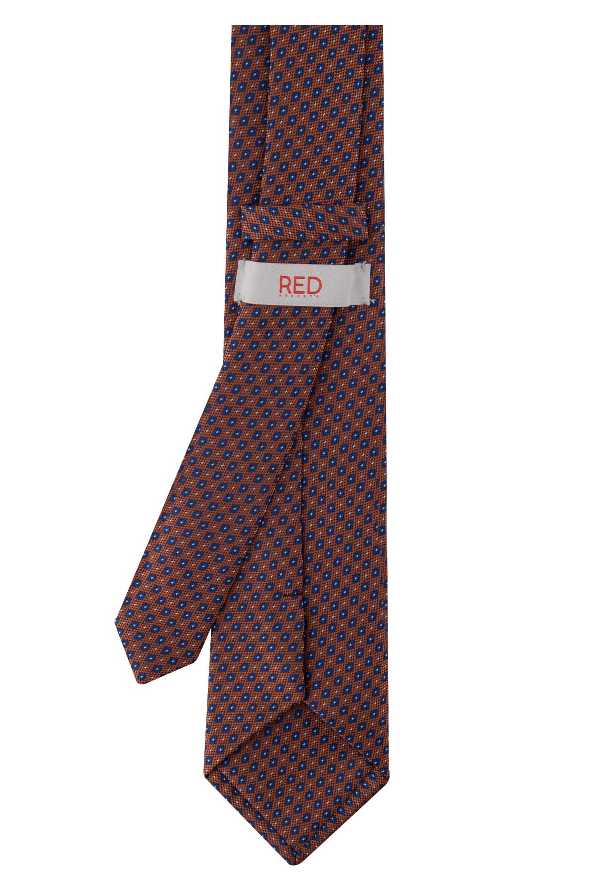 Corbata Color Naranja Roberts Red