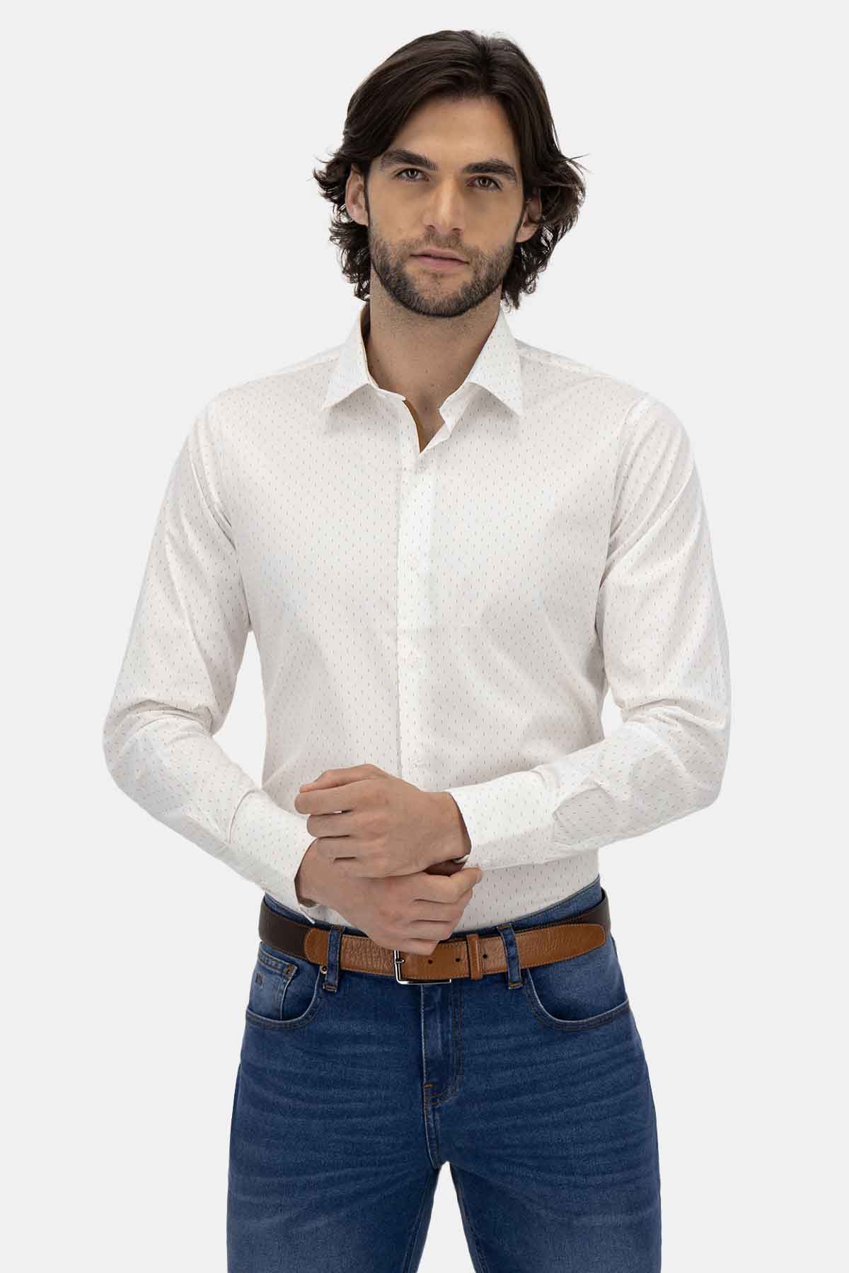 Camisa Comfort Cotton Roberts Red Slim Fit