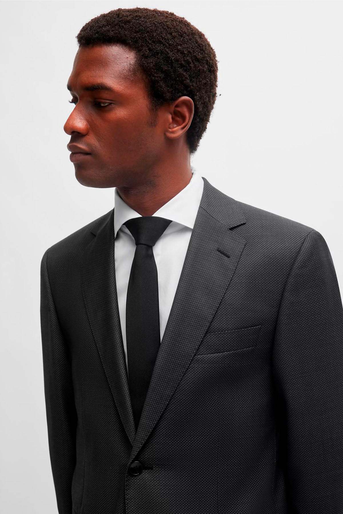 Traje Boss Gris Acero Contemporary Fit image number 3