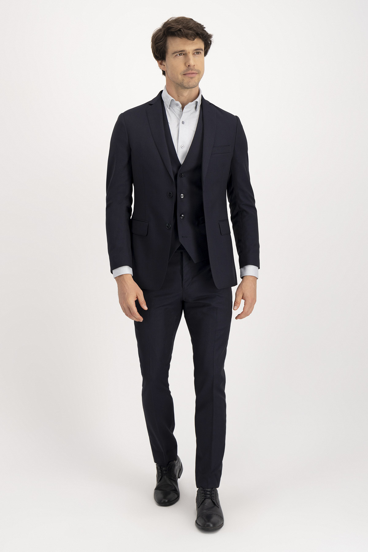 Traje Trío Roberts Azul Marino Slim Fit