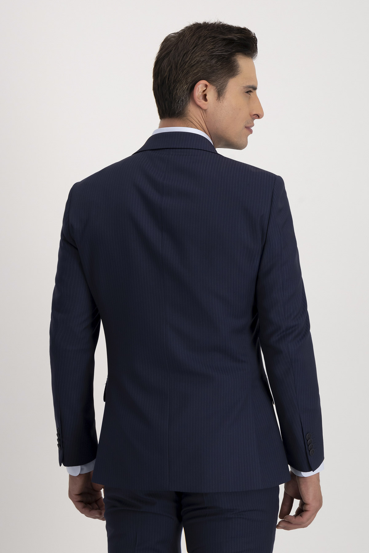 Traje Azul Marino Contemporary Fit
