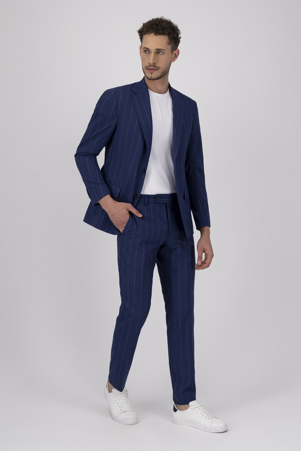 Traje Color Azul Slim Fit
