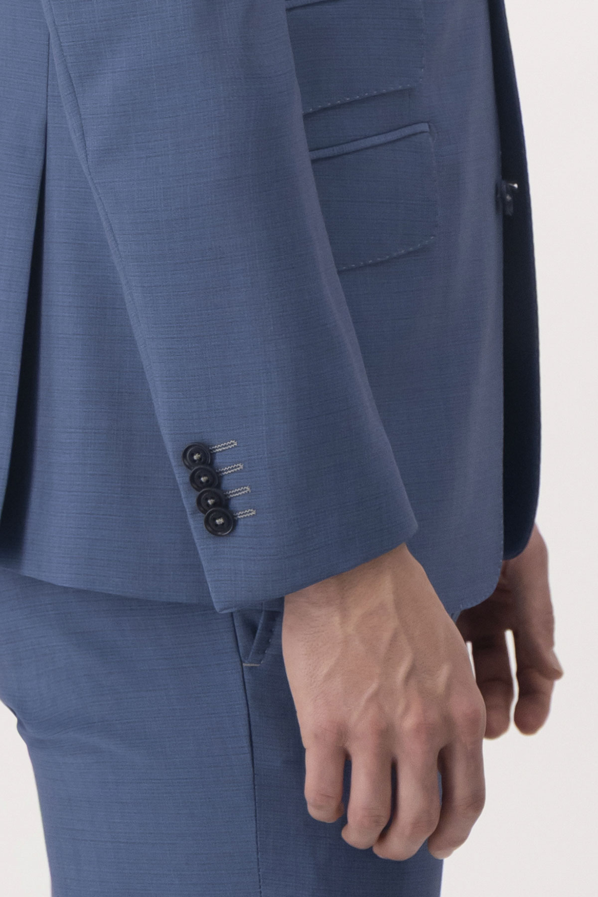 Traje Slim Fit Azul Claro