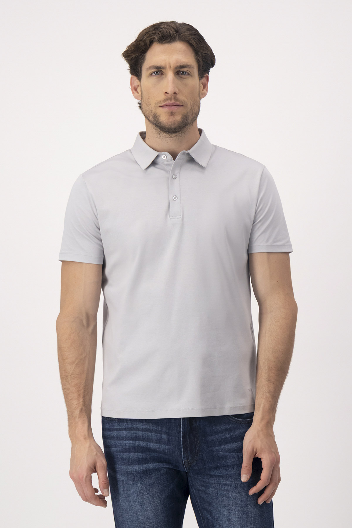 Playera Tipo Polo MERCERIZED COTTON Contemporary Fit