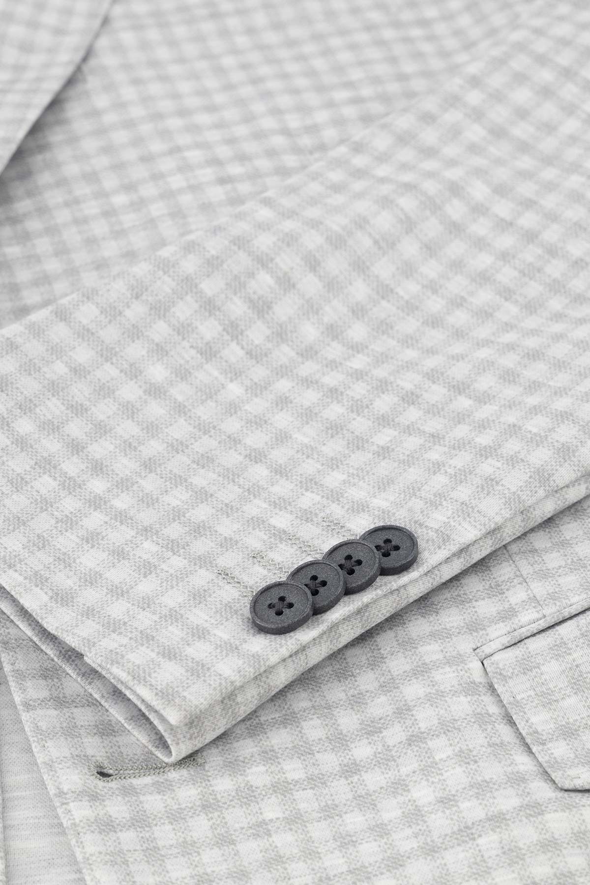 Saco Casual Gris Perla Slim Fit
