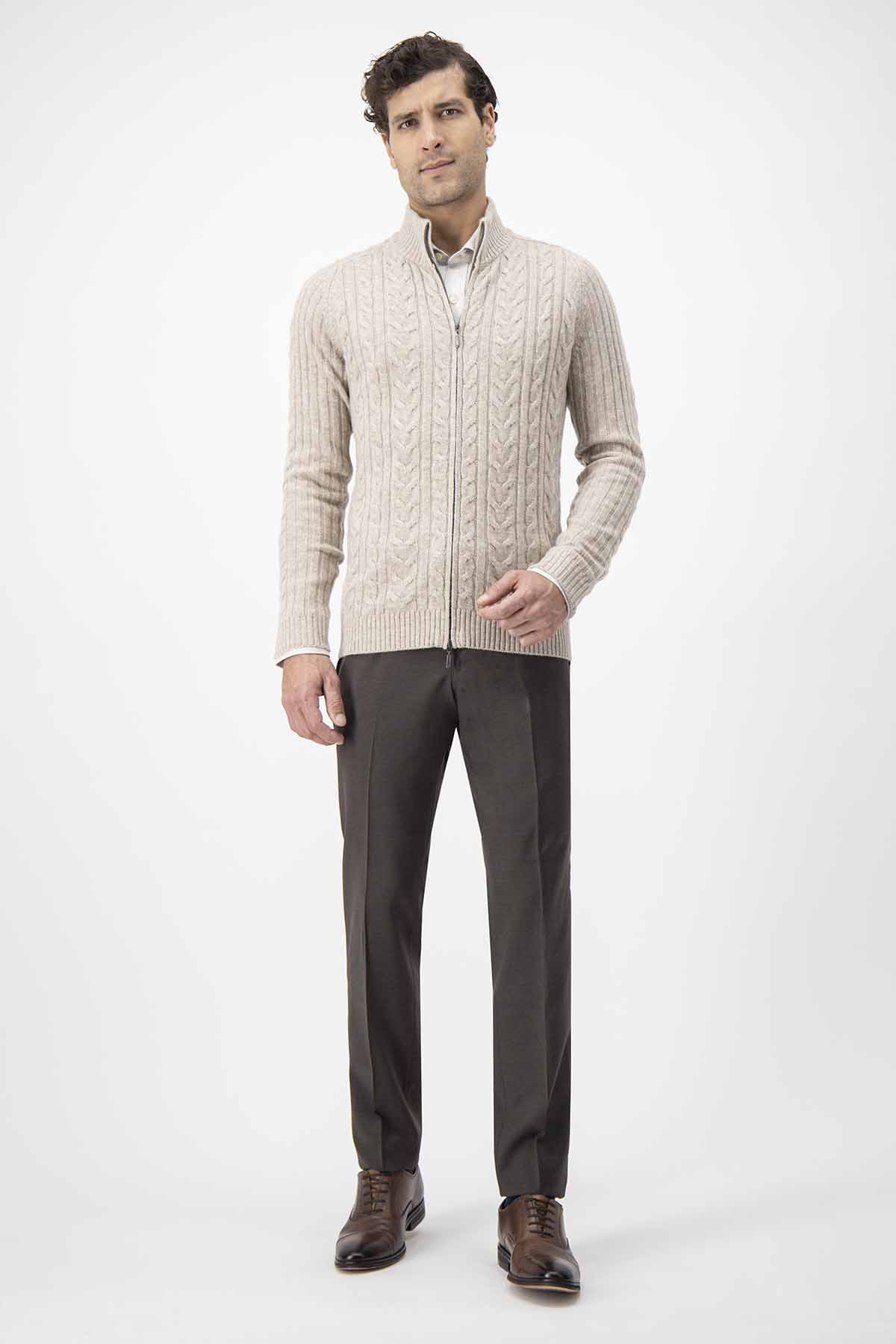 Suéter Calderoni Café Contemporary Fit