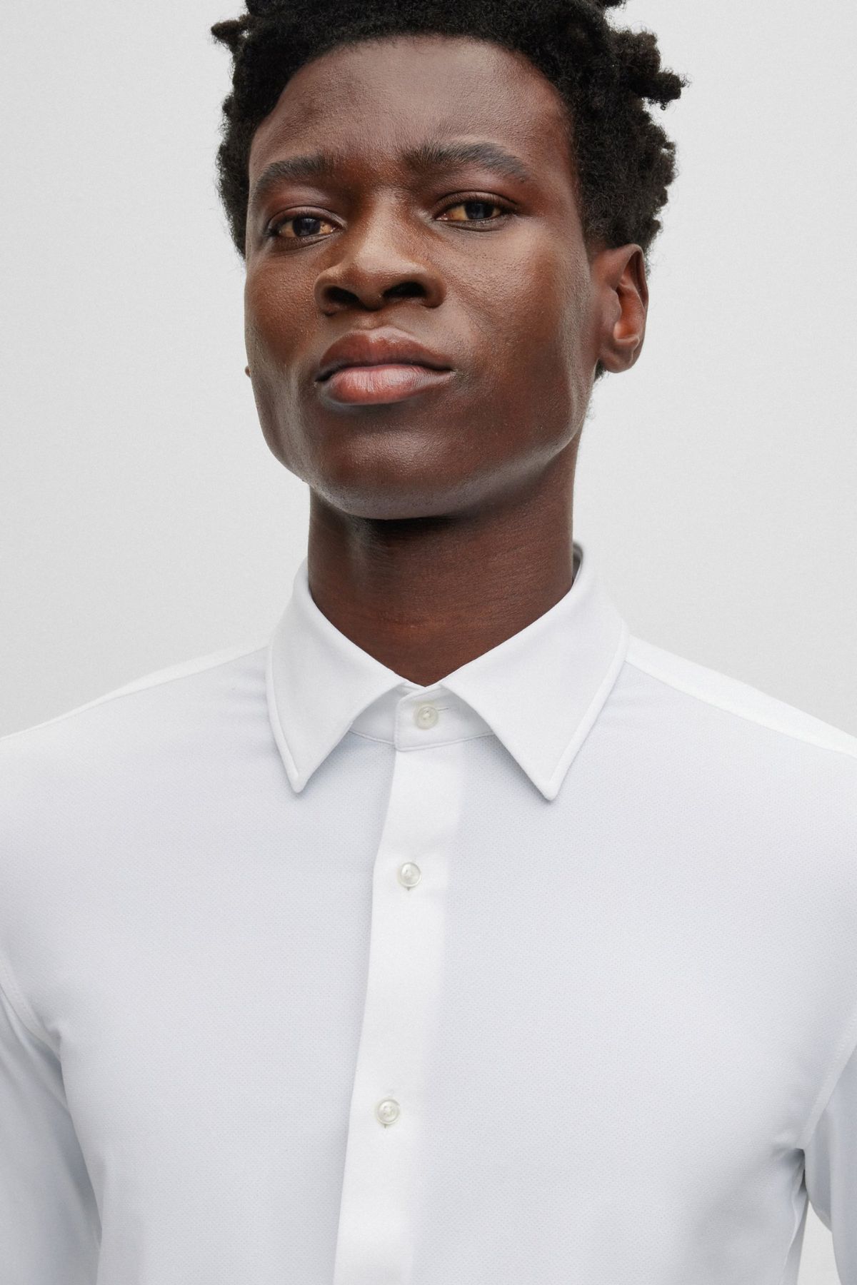 Camisa Boss Formal Blanca Slim fit