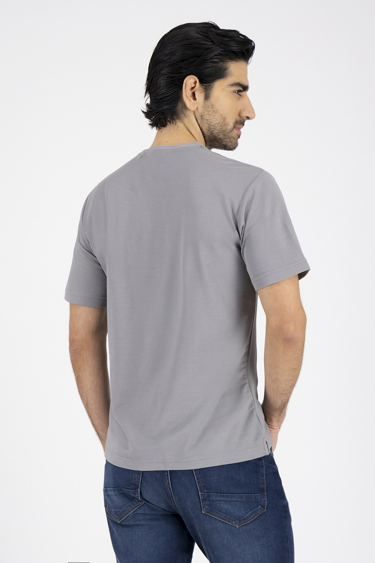 Playera EZ Care Technology Contemporary Fit Gris