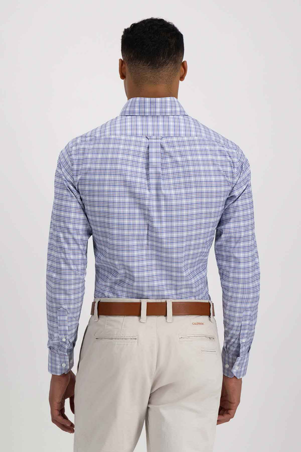 Camisa Sport Roberts Super Touch Color Azul Claro Regular Fit