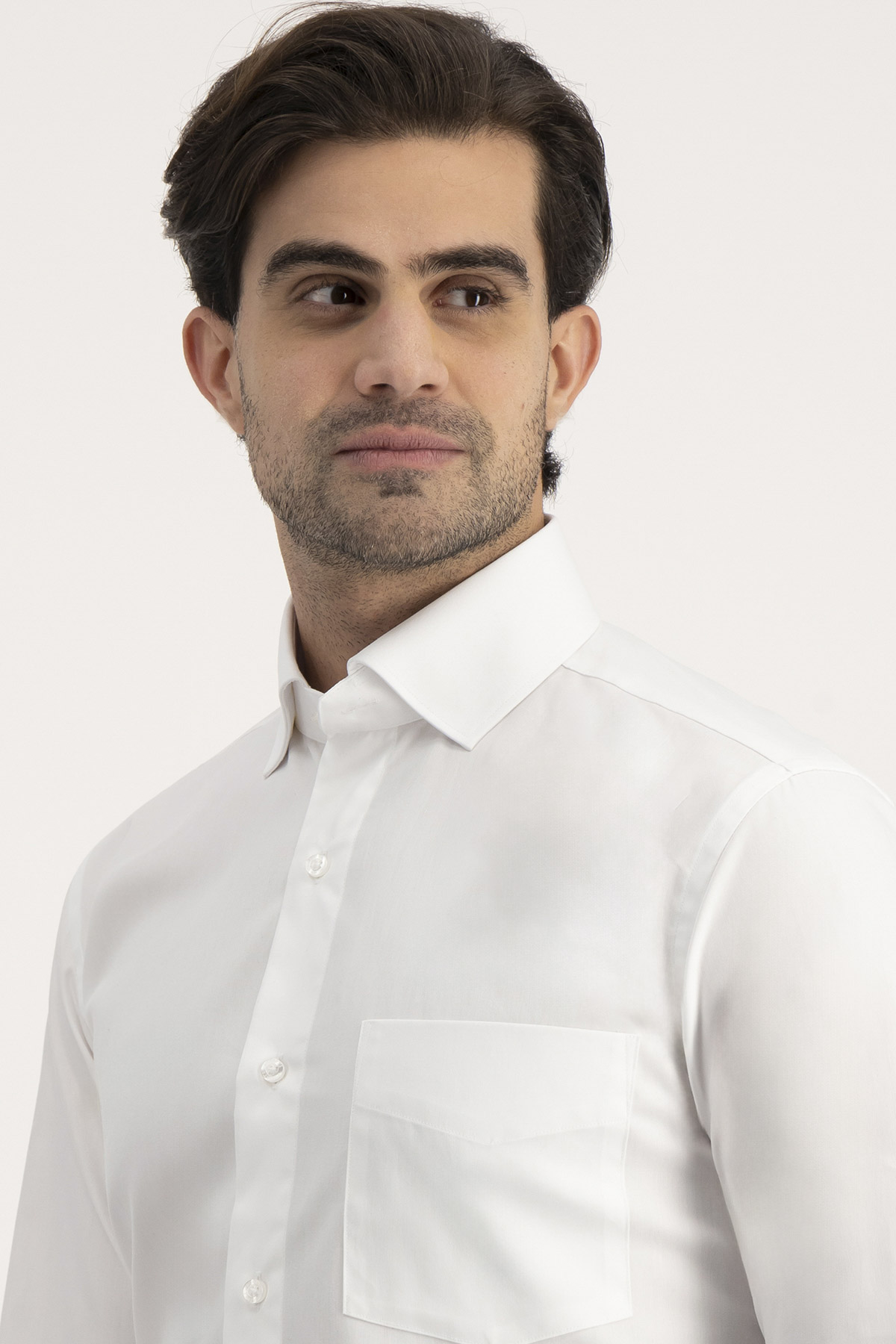 Camisa Roberts Easy Care Regular fit Color blanco