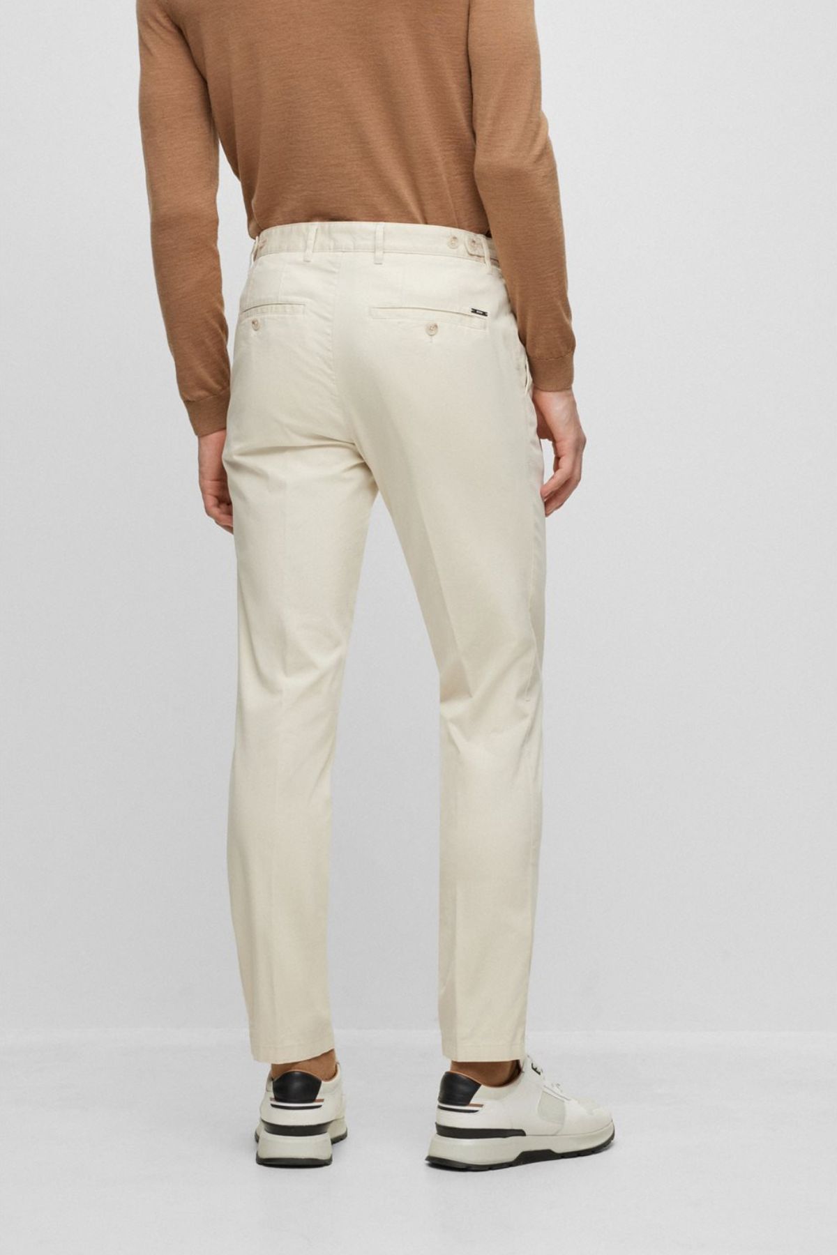 PANTALÓN BOSS CASUAL BLANCO SLIM FIT