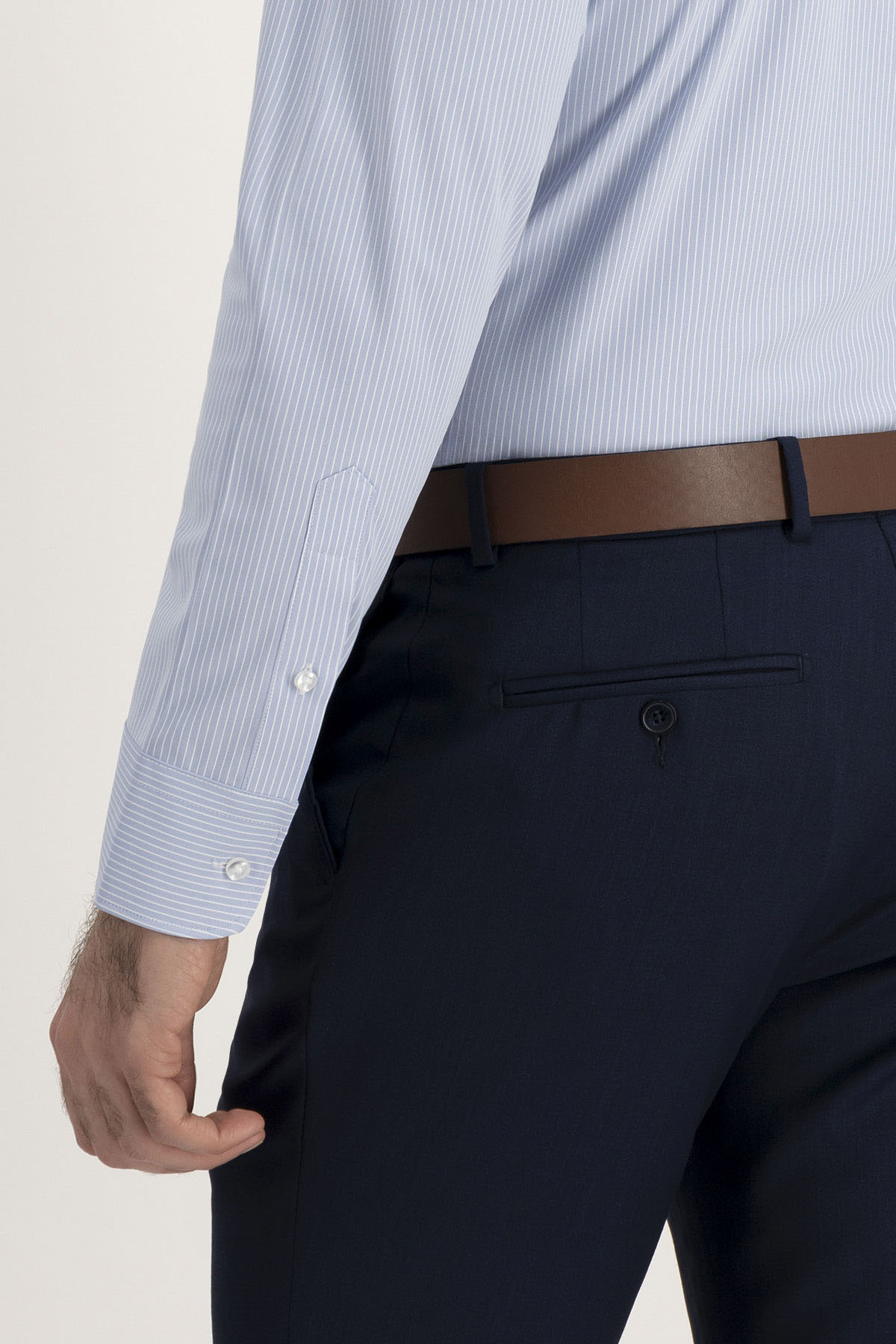 Camisa Formal Anatomic Technology Roberts Azul Claro Slim Fit