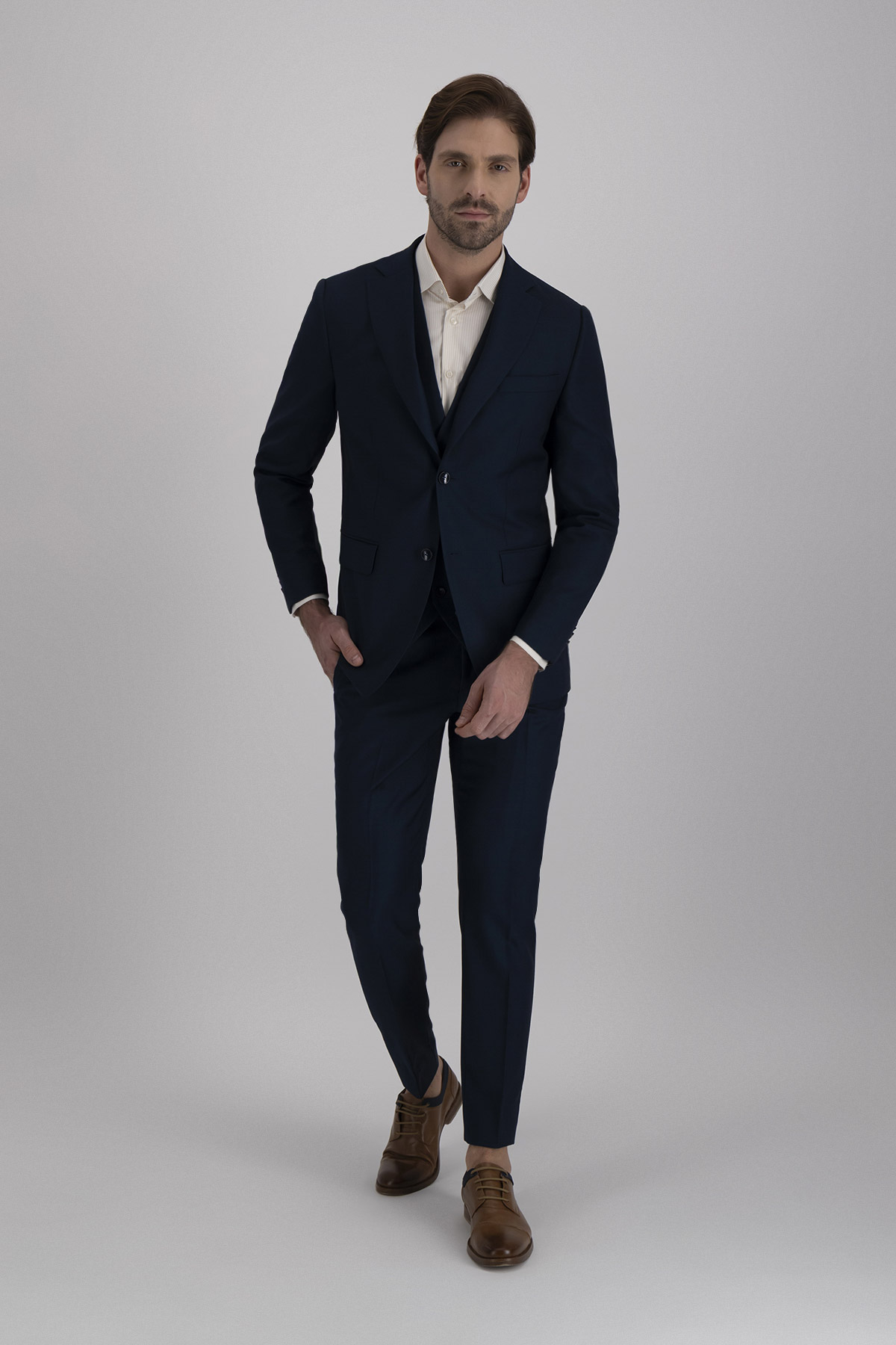 Traje trio Slim Fit
