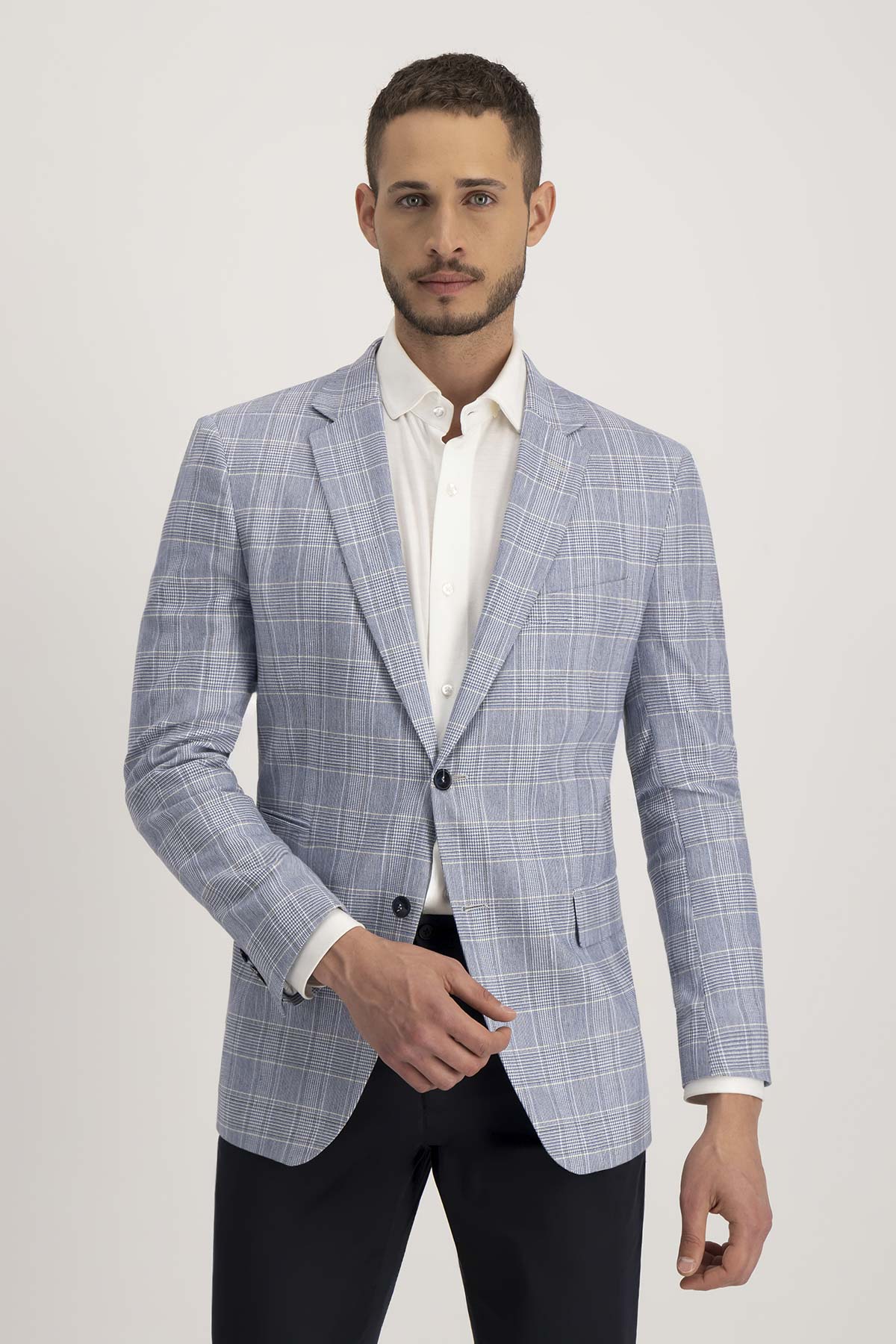 Saco Formal Roberts Azul Claro Slim Fit