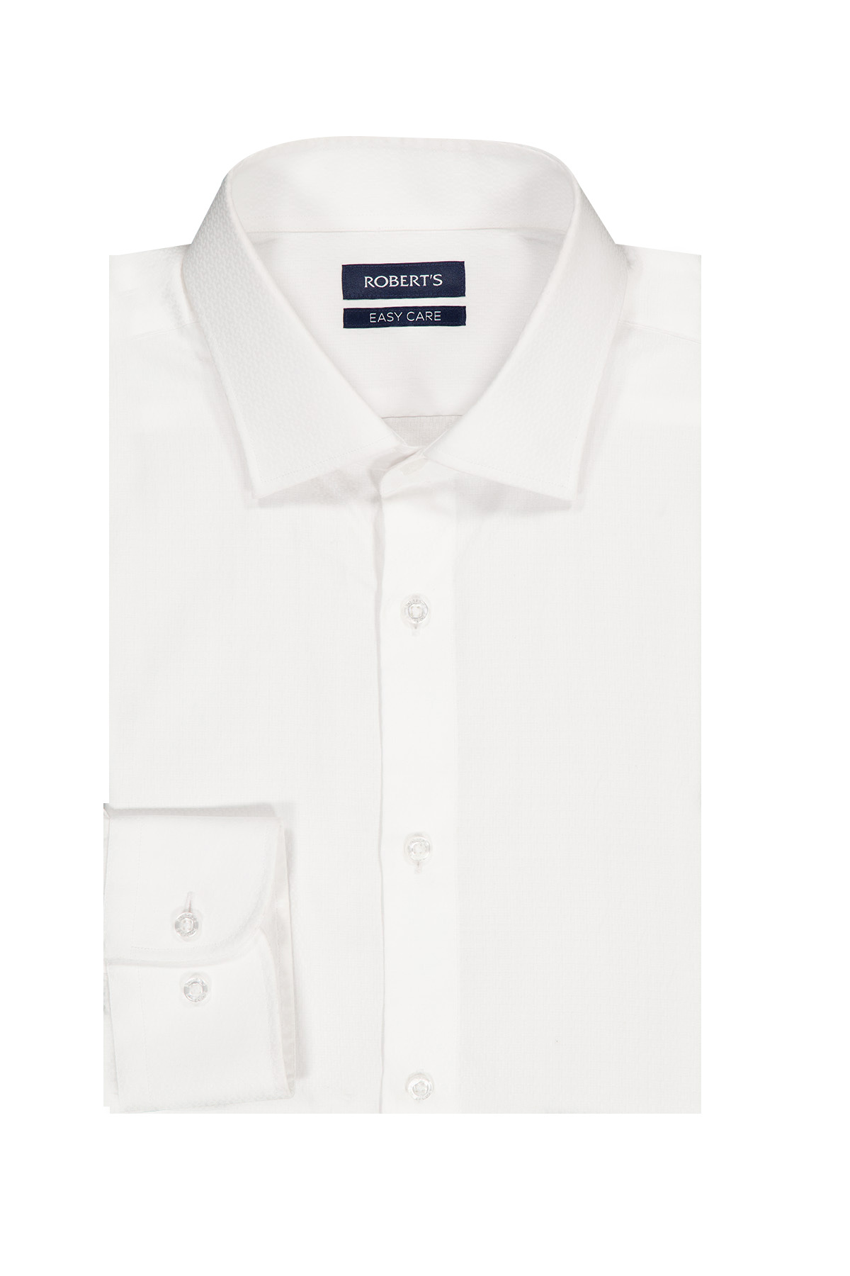 Camisa Roberts Easy Care Color Blanco Slim Fit