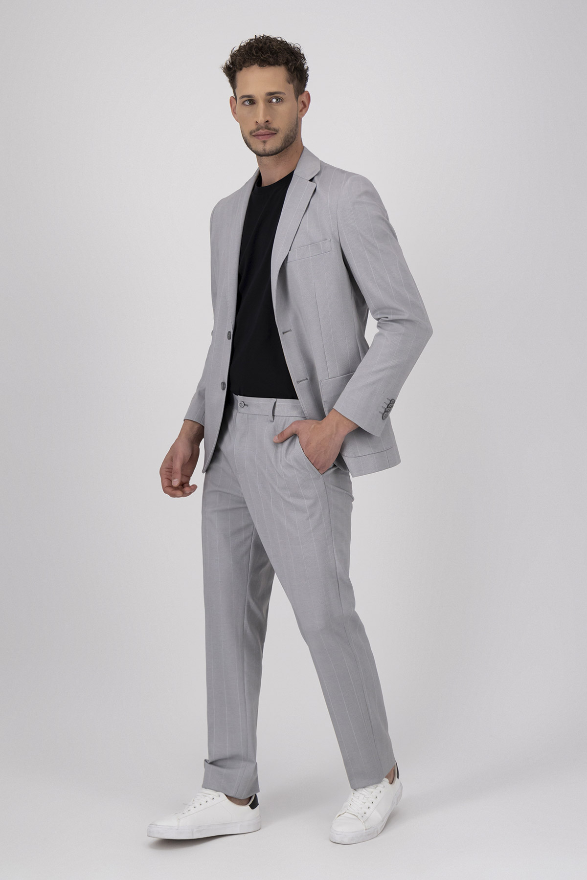 Saco Separate Slim Fit Gris