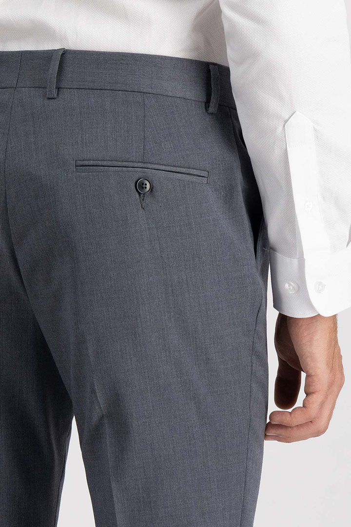 Pantalón Formal Roberts Gris Claro Slim Fit