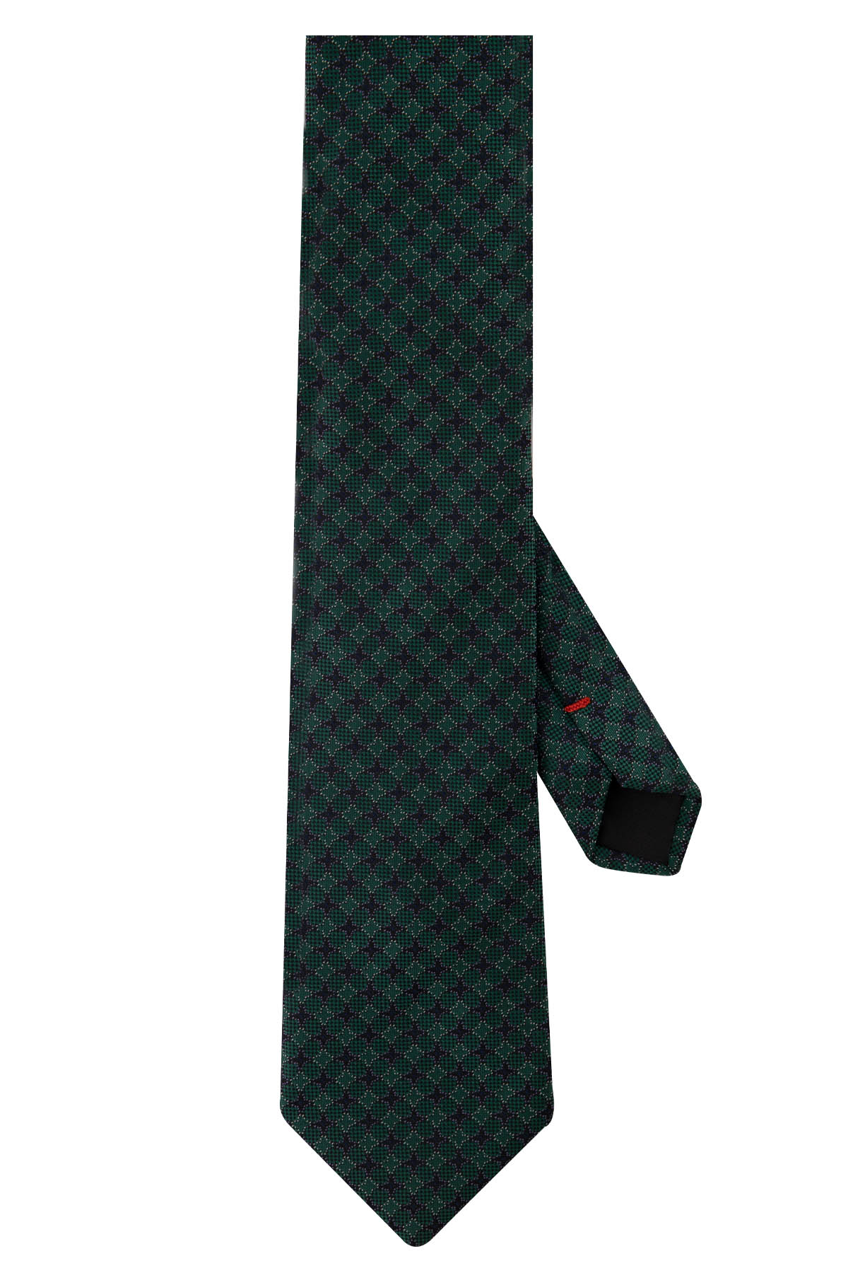 Corbata Roberts Red Color Verde Militar